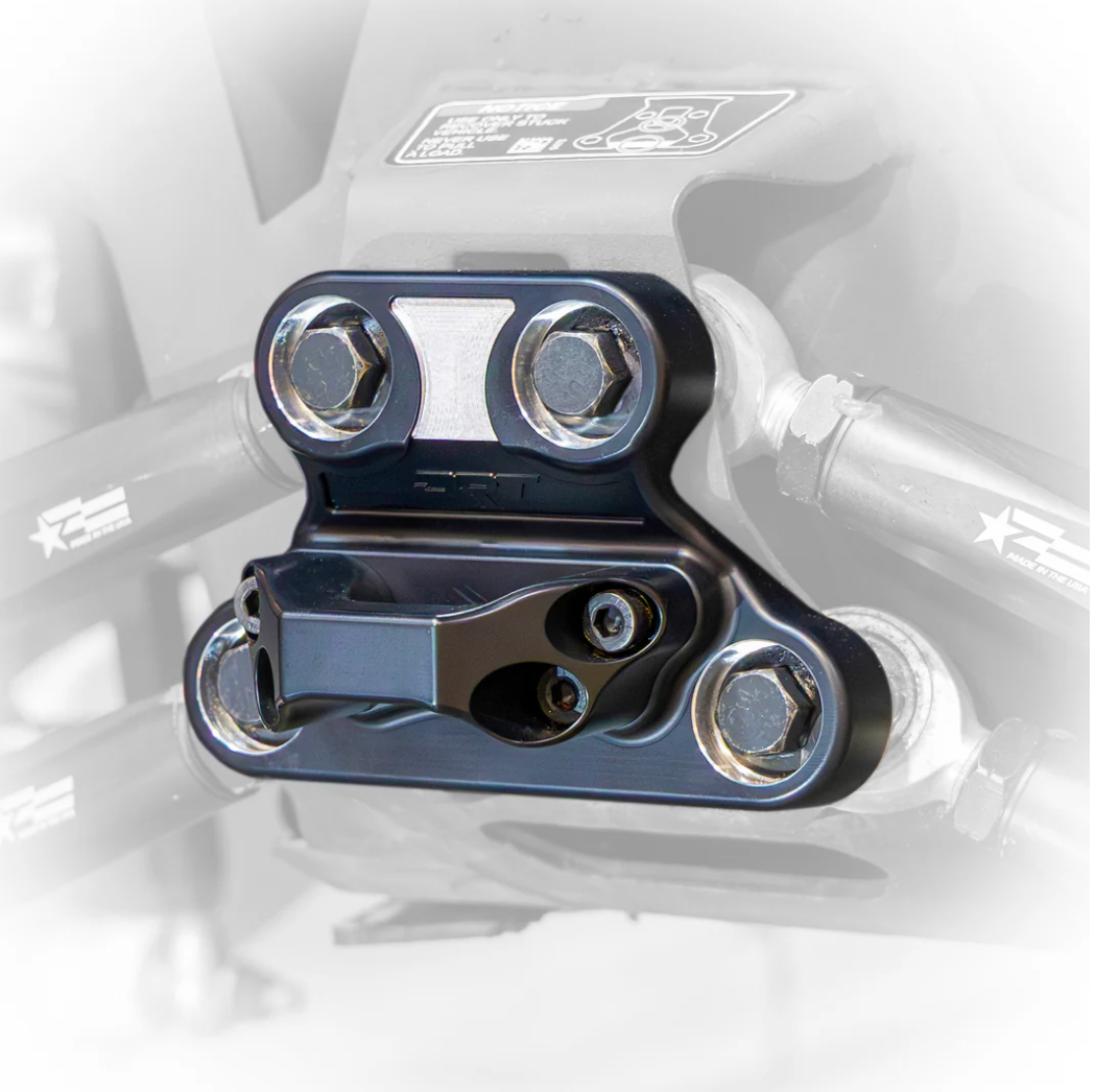 Placa de varilla de aluminio de 2 piezas de billete DRT Motorsports para Can Am Maverick R