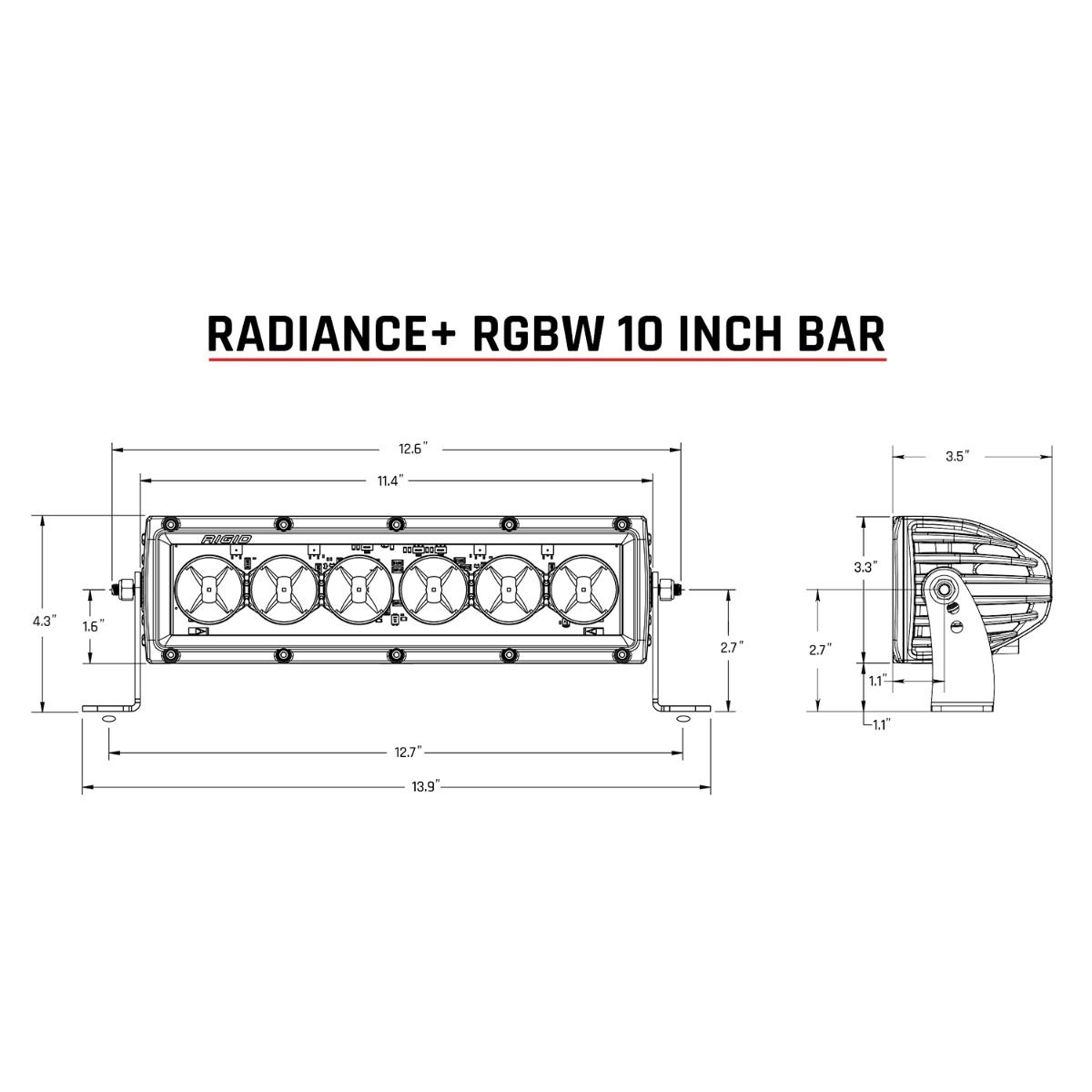 BARRA RADIANCE RGBW 10"