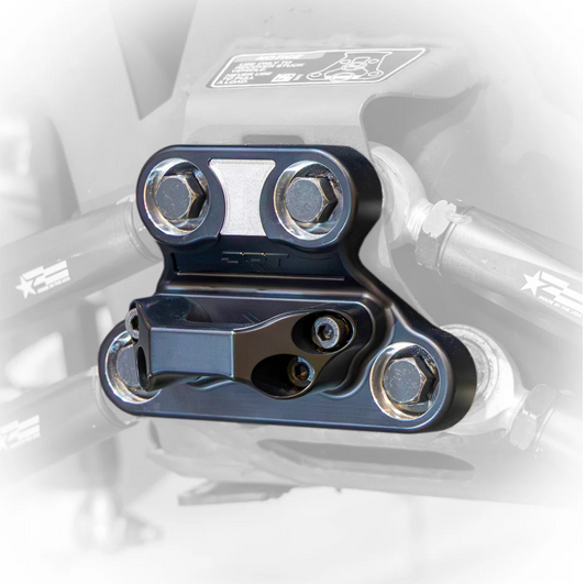 Placa de varilla de aluminio de 2 piezas de billete DRT Motorsports para Can Am Maverick R