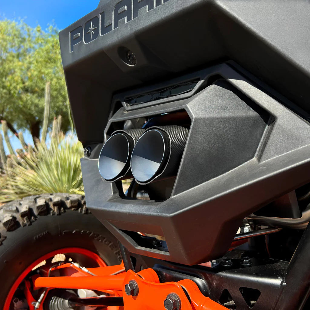 ESCAPE DE DOBLE SALIDA  RZR PRO R MAGNUM