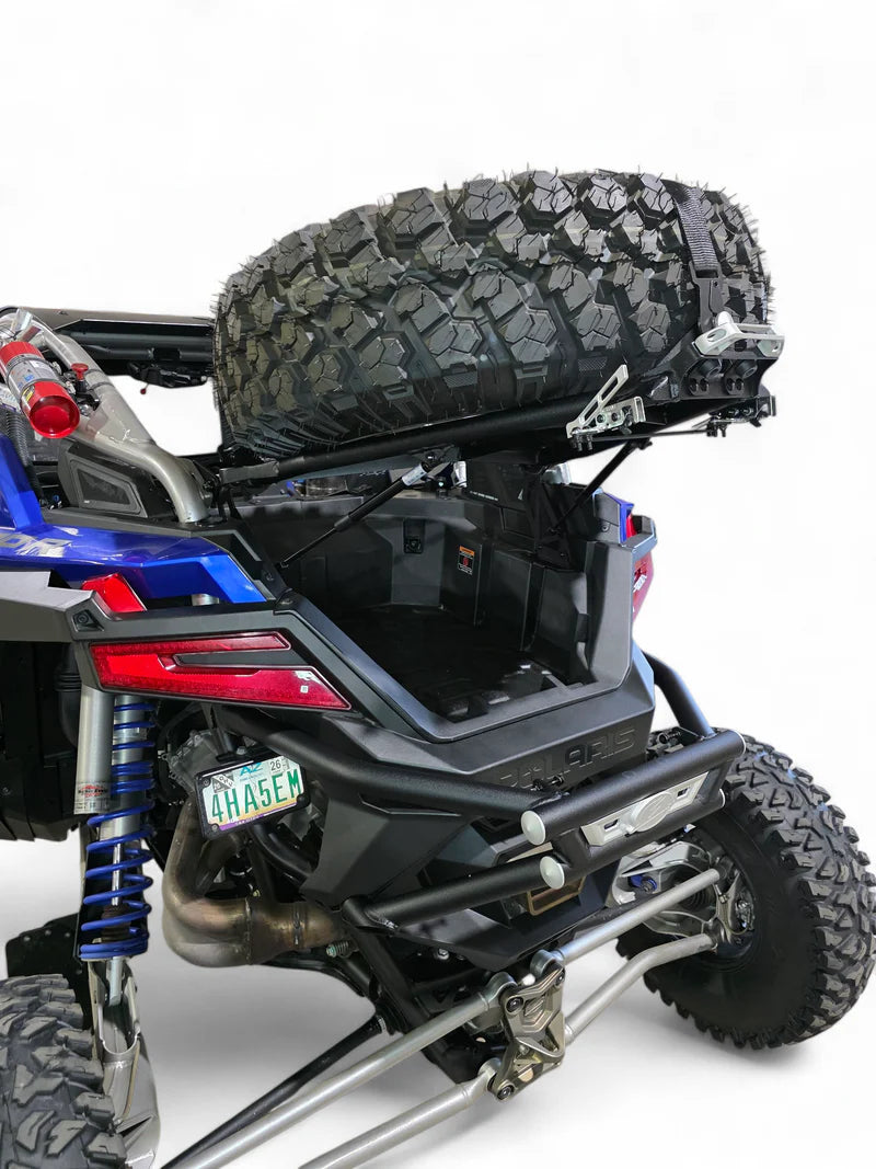 DEFENSA TRASERA CON PORTALLANTA RZR PRO R
