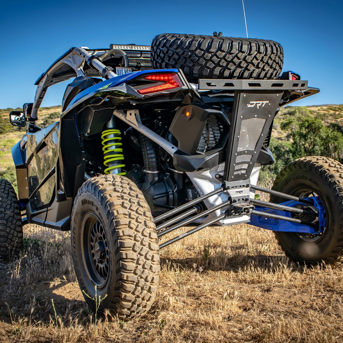 Placa reforzada de varilla de radio DRT Can Am Maverick X3 2017 +